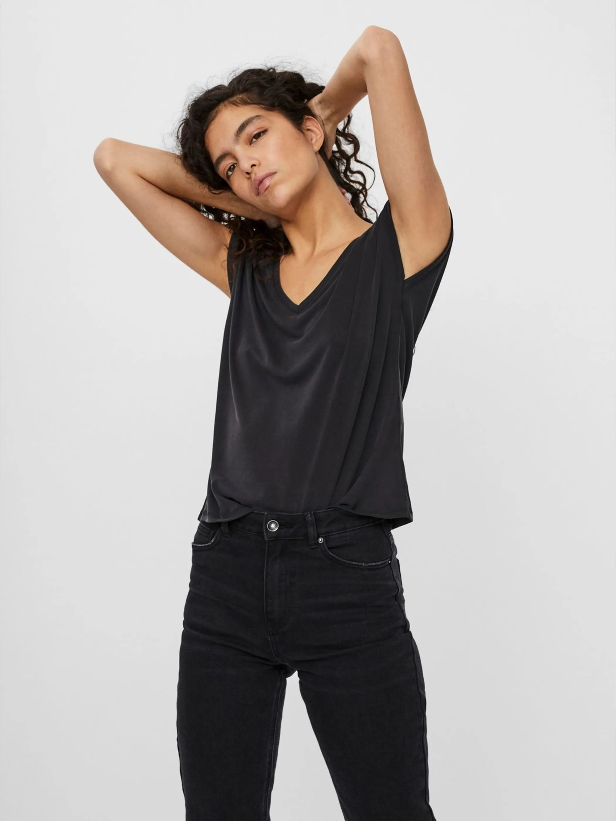 Vero ModaVMFILLI SS V-NECK TEE T-Shirt