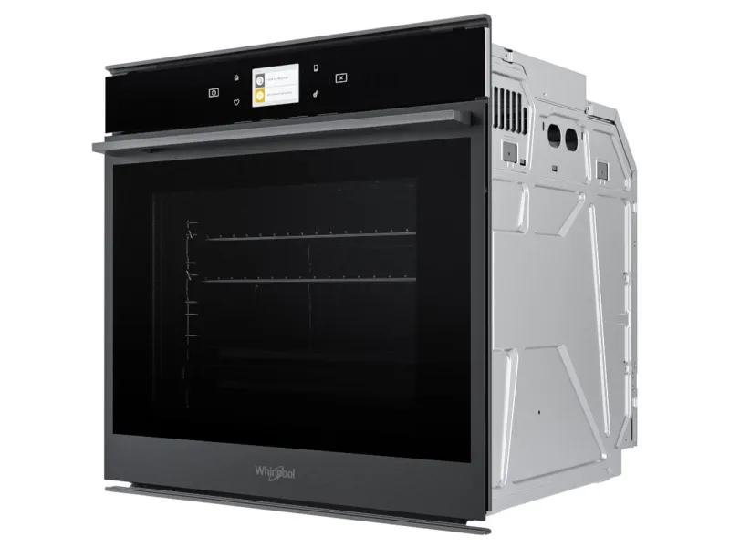 Whirlpool W Collection W9 OM2 4S1 P BSS - Ovn - til indbygning - niche - bredde: 56 cm - dybde: 55 cm - højde: 58.3 cm - med selv-rengøring - Klasse A  - sort stål