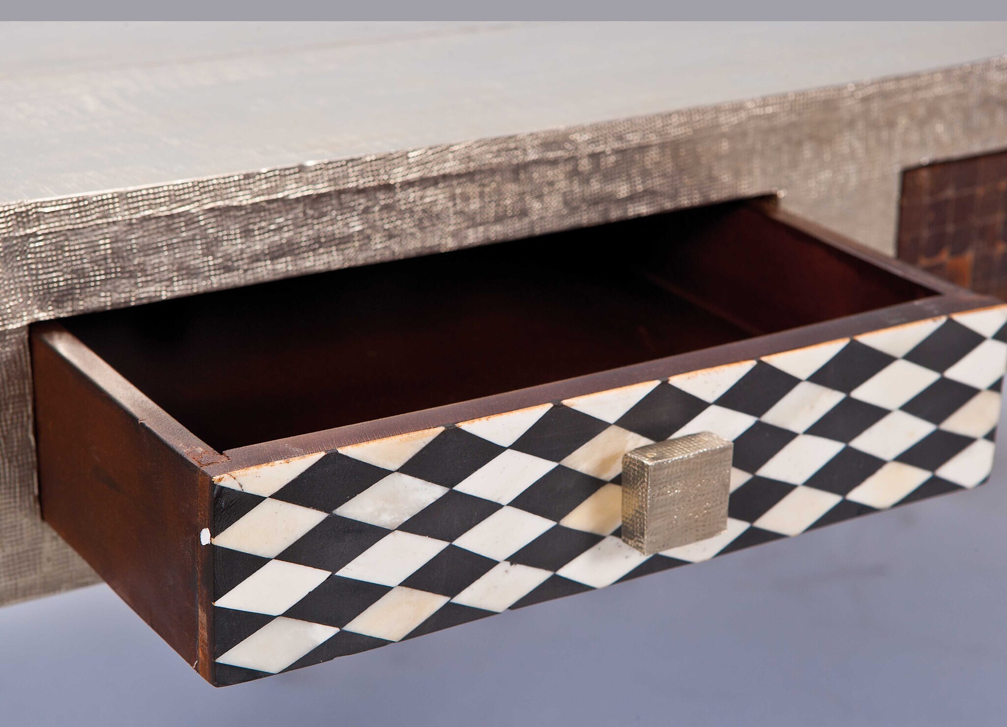 Inter Link Couchtisch Noida mit 2 Schubladen im Vintage-Look