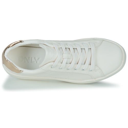 Only - ONLSOUL-4 PU SNEAKER NOOS - Blanc / Doré