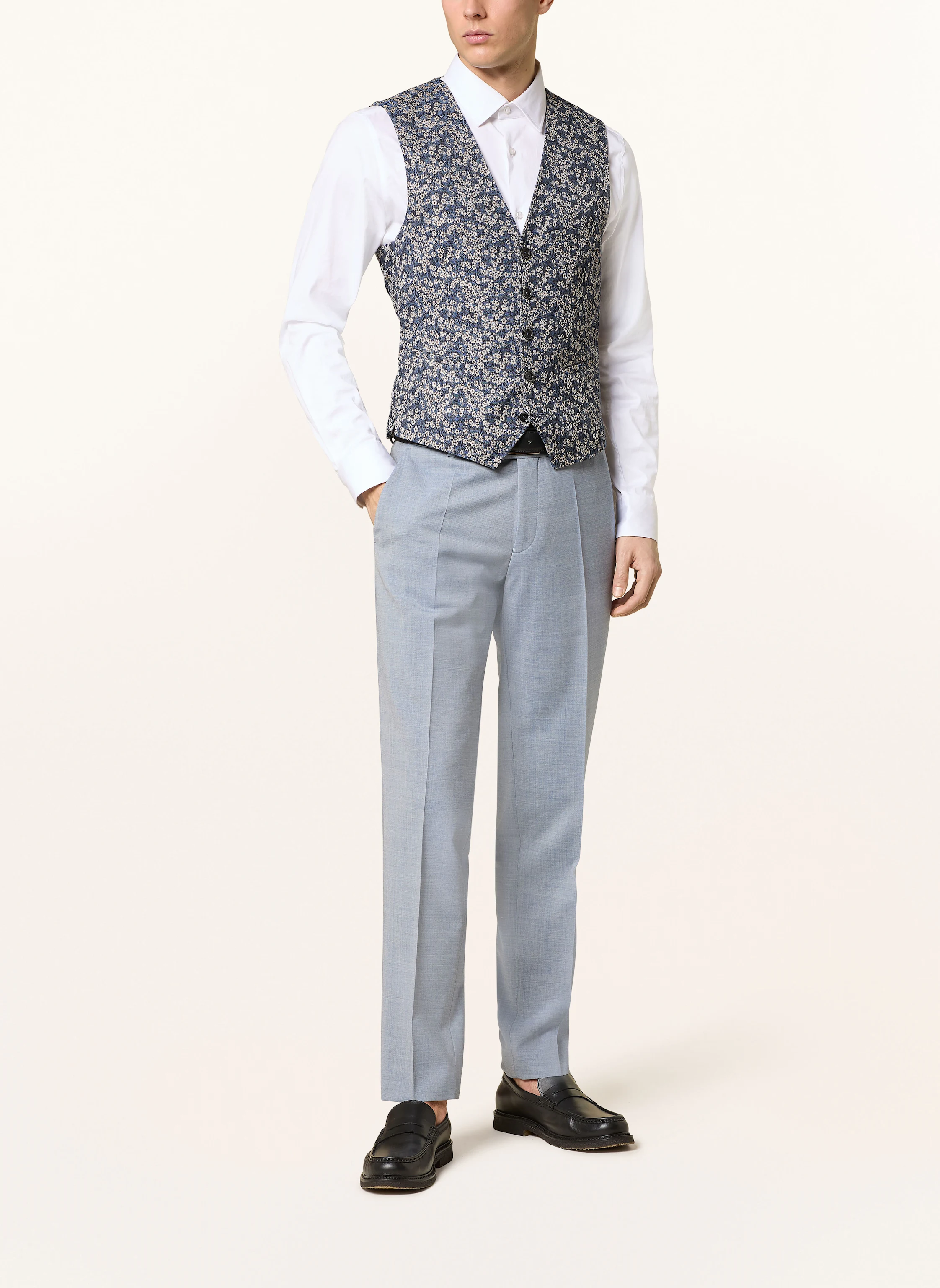 CG - CLUB of GENTS Anzugweste CG PLUM Slim Fit