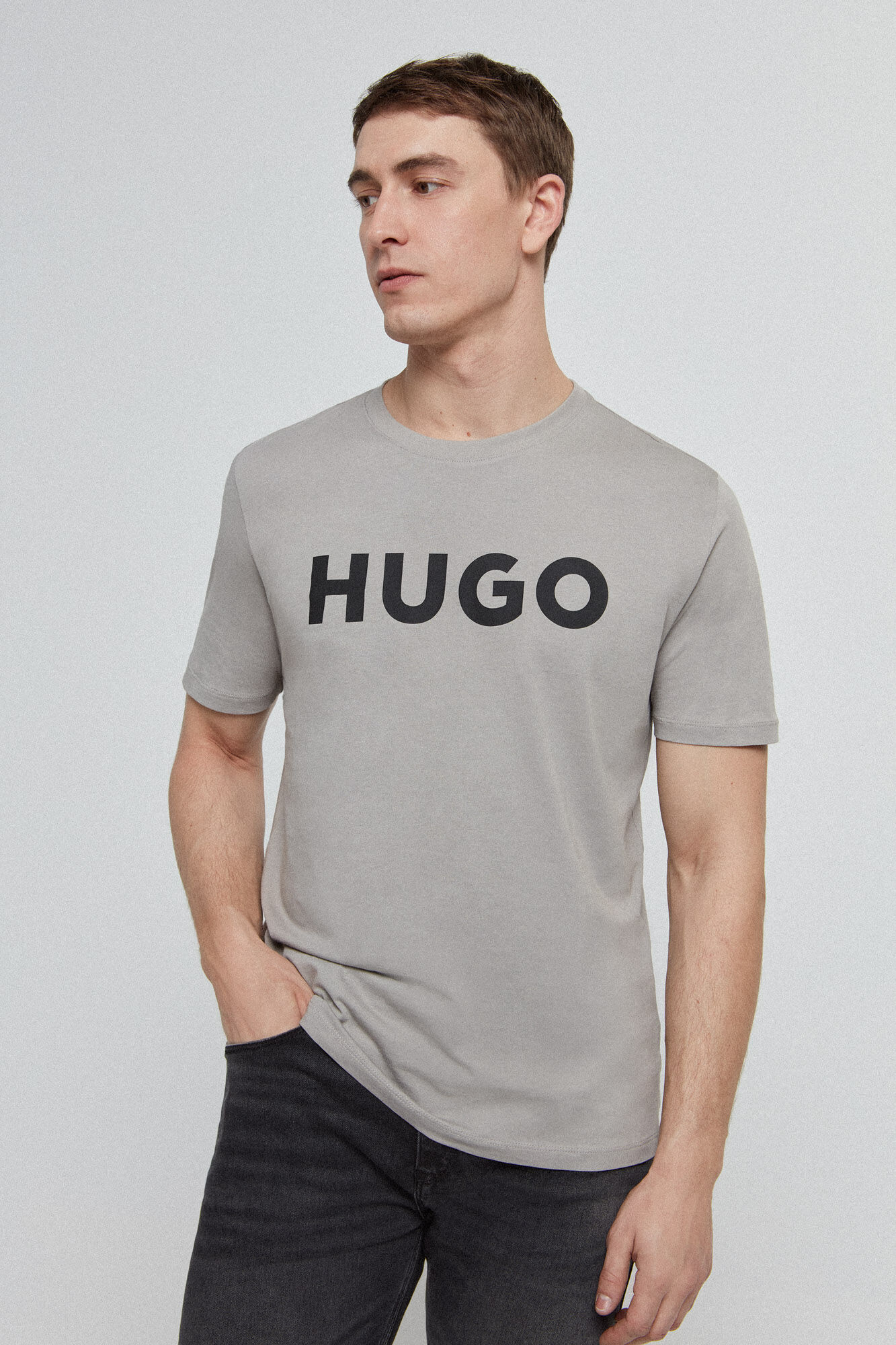 Camiseta de manga curta - marrom