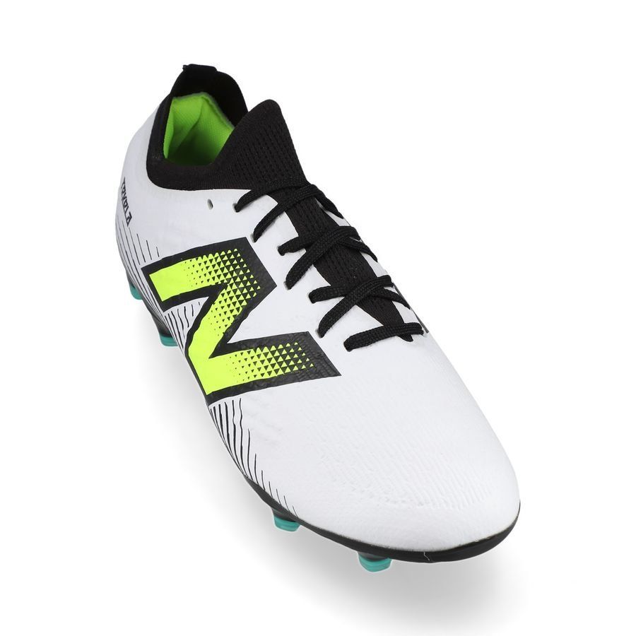 New Balance Tekela V4 Magia Low FG - Blanc/Violet/Jaune Fluo