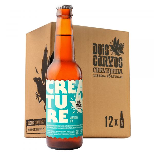 Cerveja Dois Corvos Pack Creature - 12 x 33cl