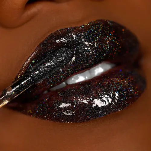 Holographic Lip Gloss Black Widow