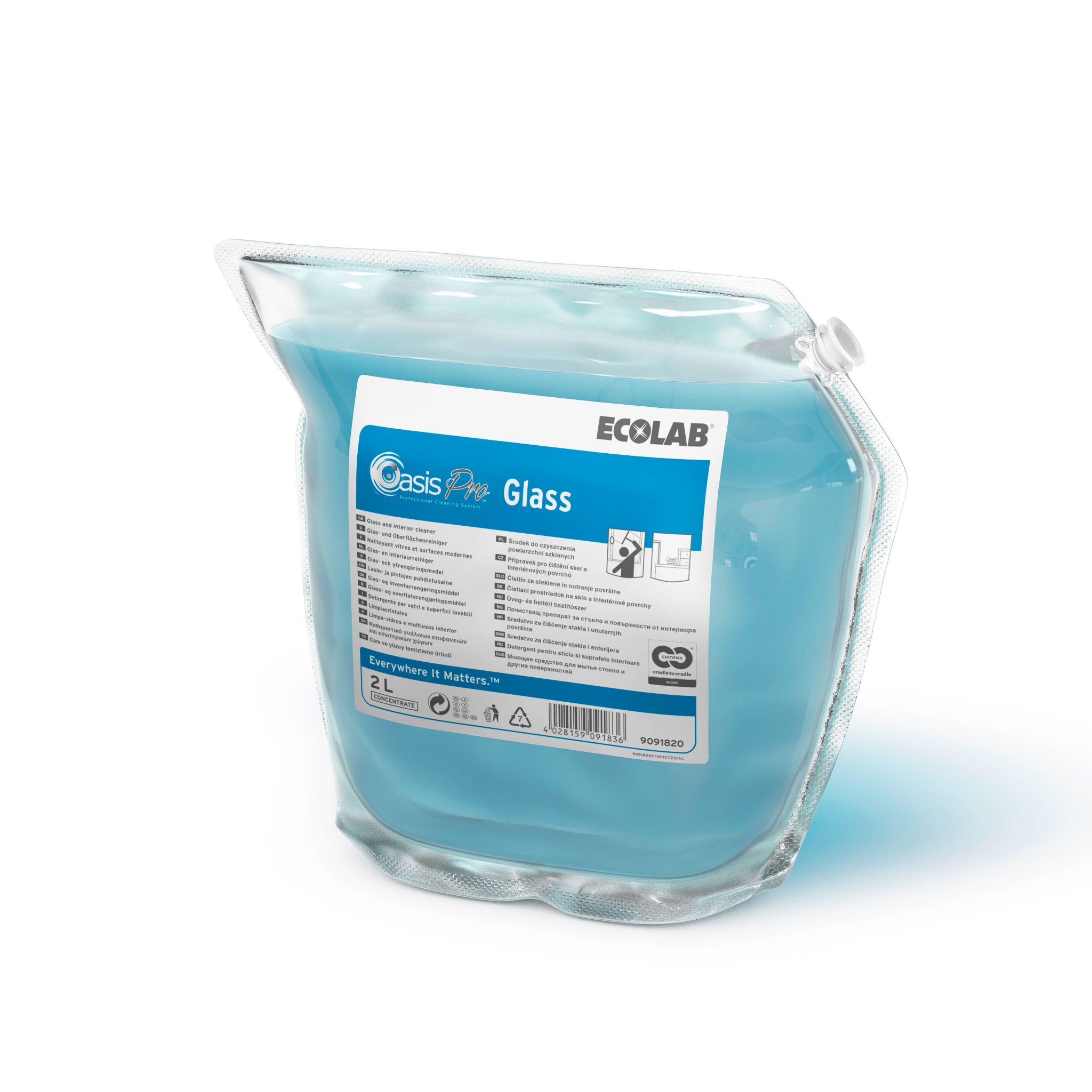 Ecolab Housekeeping Oasis Pro Glass (2000 ml)