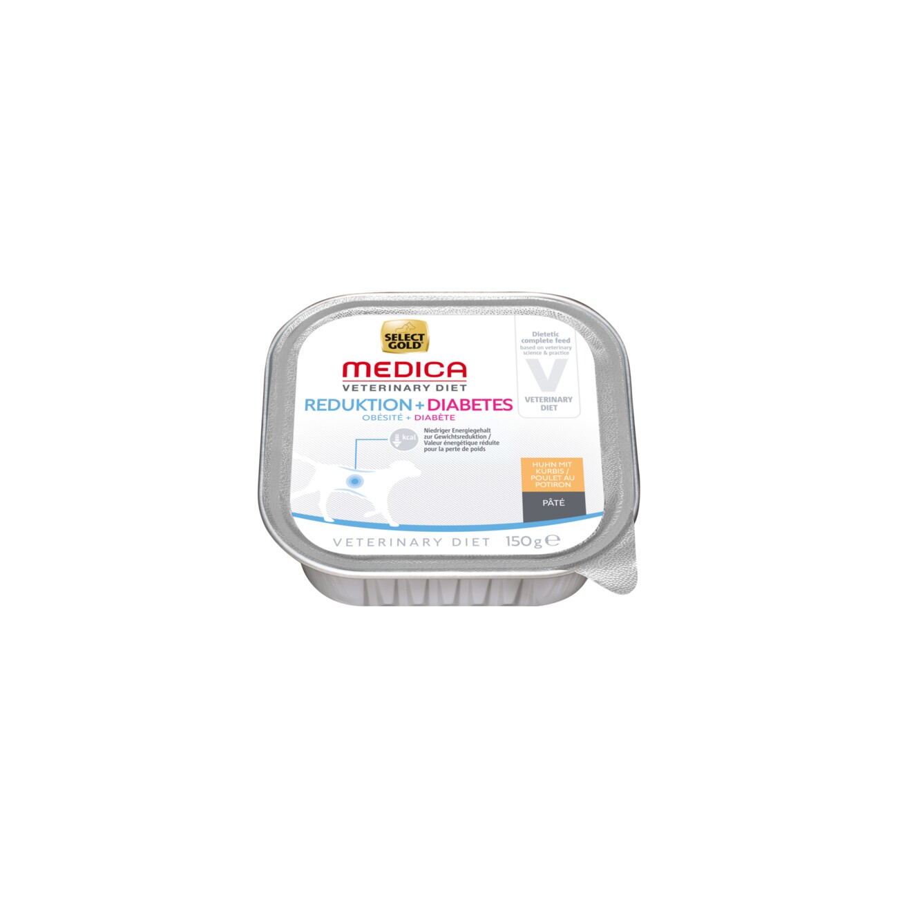 SELECT GOLD Medica Nassfutter Hund Adult Reduktion, Huhn & Kürbis 10x150 g