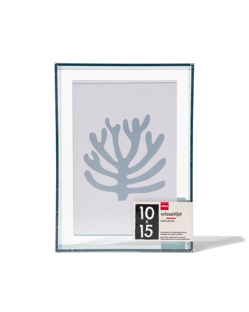 cadre photo moderne 10x15 vert