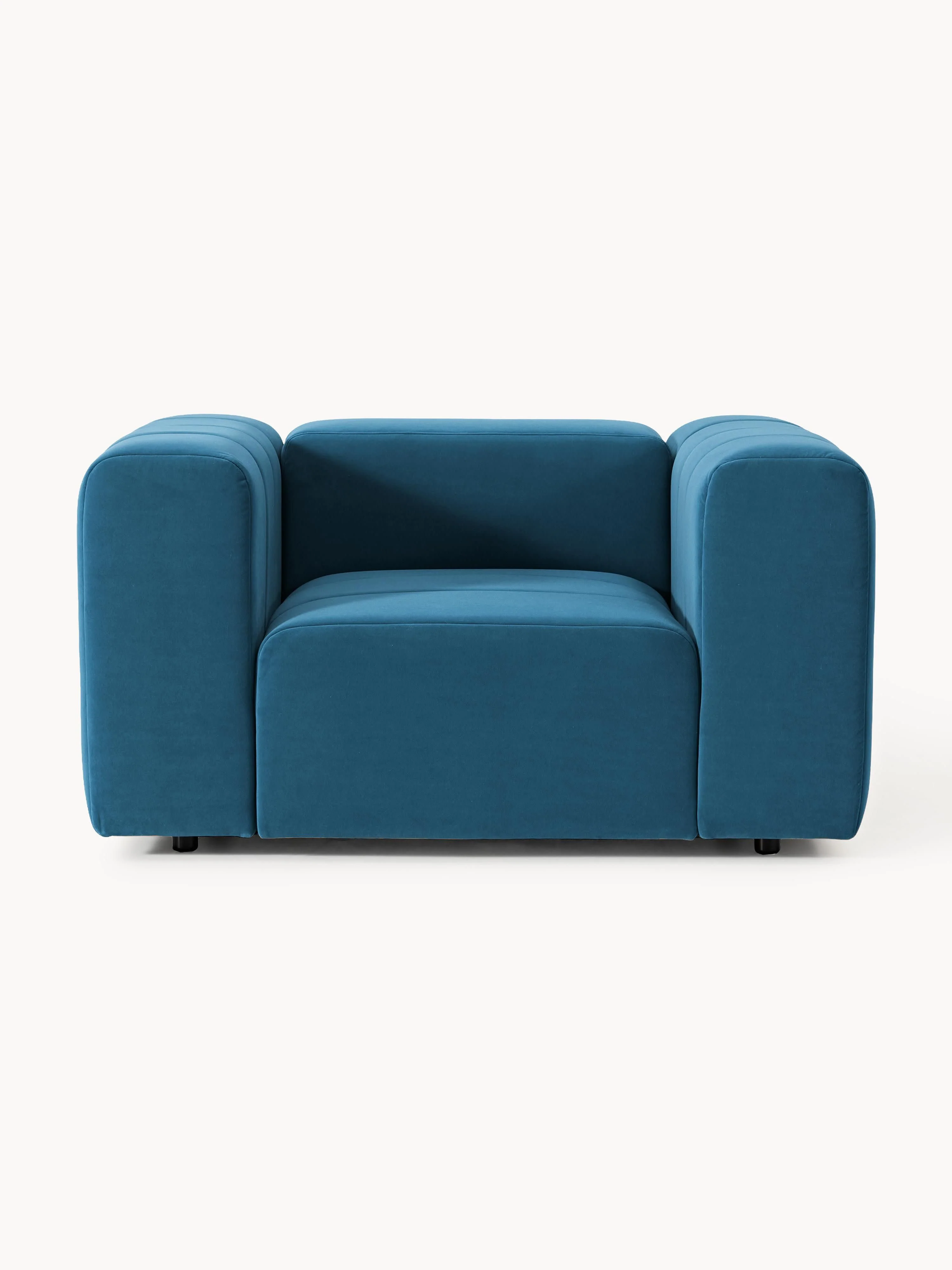 Fluwelen loungefauteuil Lena