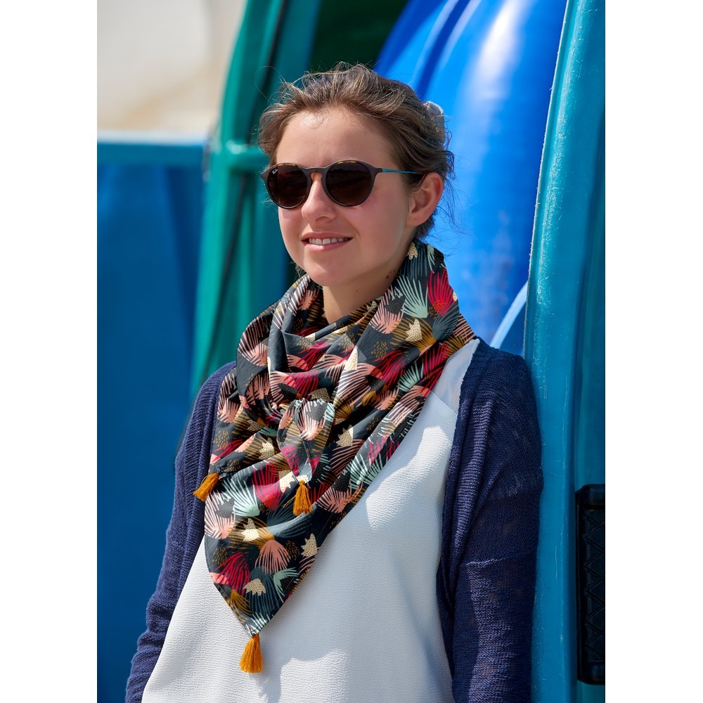 Foulard Pompon Feu D'artifice