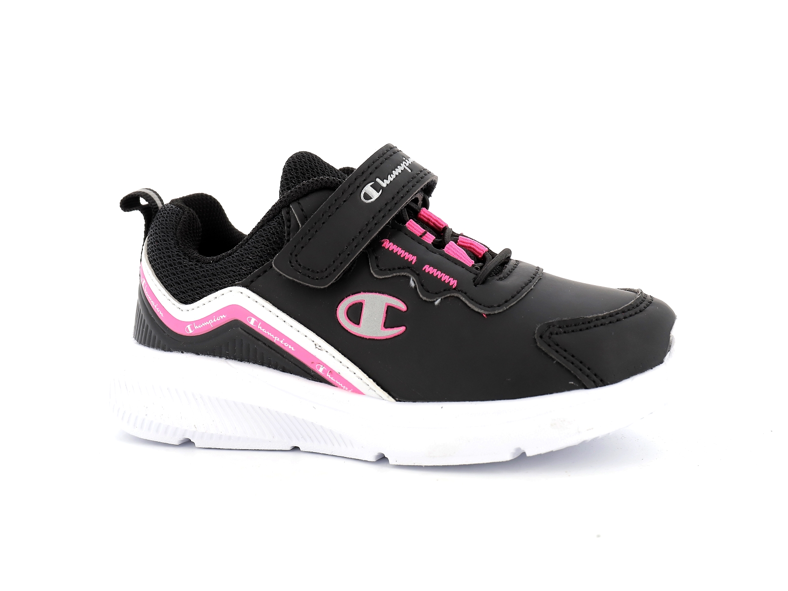Champion-S32208 Matières combinées Noir Rose