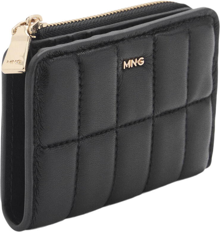 MANGO WALLET M-- PRALINE Black