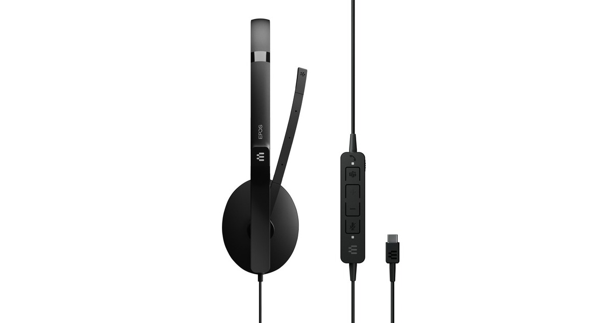 EPOSADAPT 160T ANC USB-C over-ear headset  (Zwart)