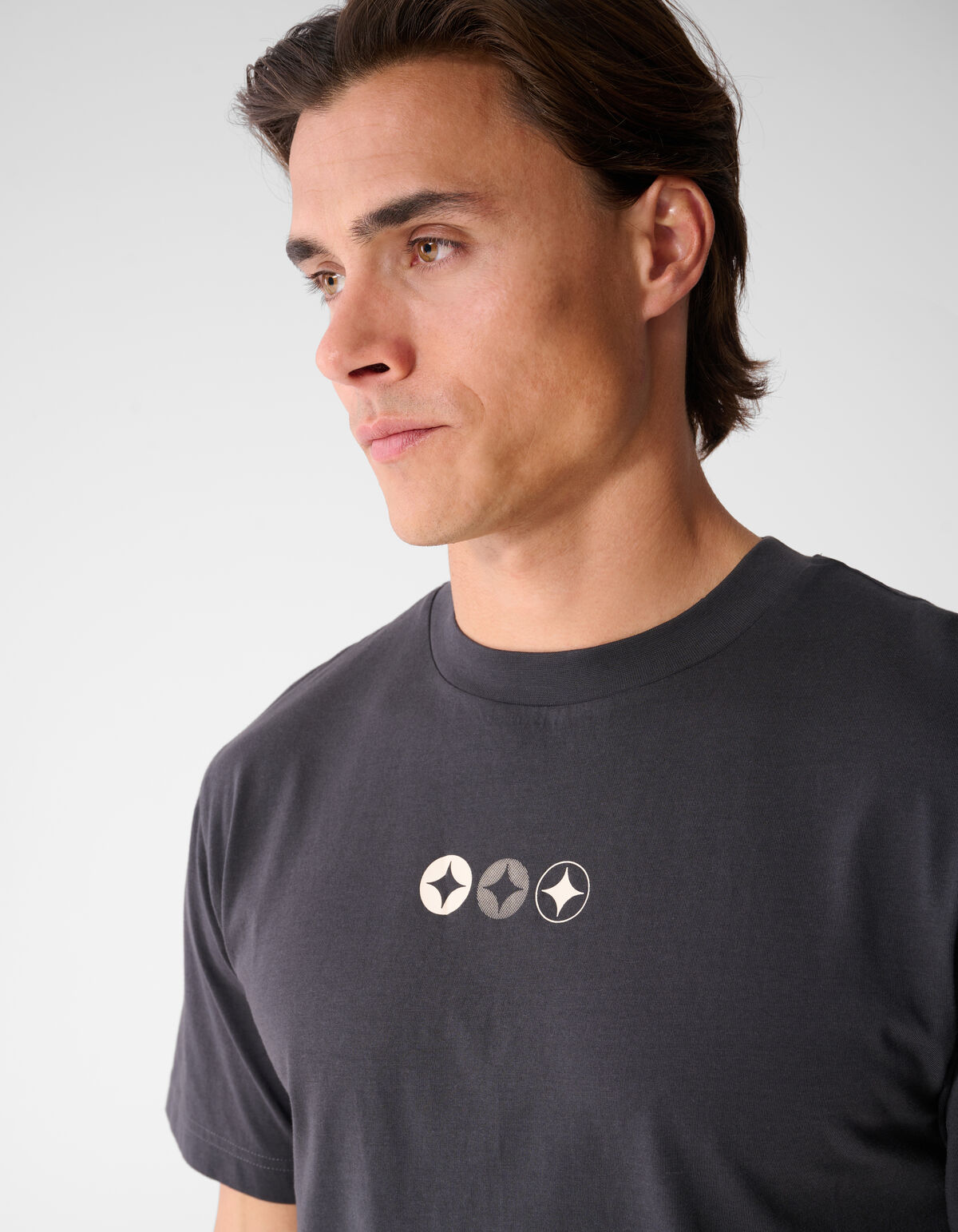 Spark Logo Artwork T-shirt Donkergrijs