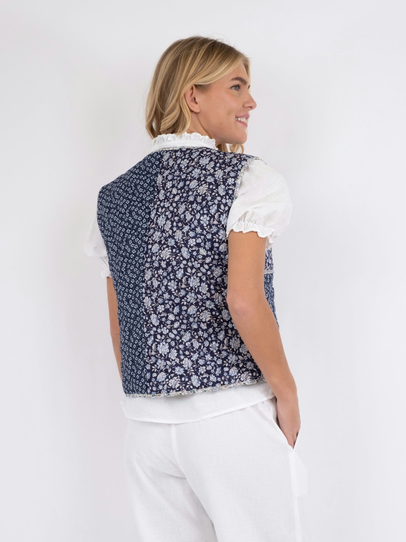 Neo Noir Karine Quilt Combination Vest