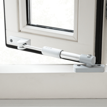 AXA telescopische raamuitzetter grijs 20 cm buitendraaiend