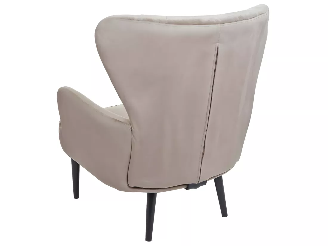 Fauteuil de salon MCW-K37, taupe