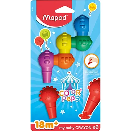 Maped my first Wachsmalbirne COLOR’PEPS, 6 Stück