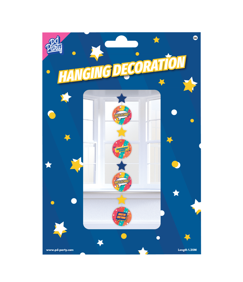 Hangdecoratie Welcome 120cm