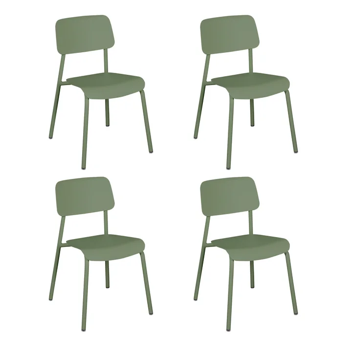 Fermob - Studie Stuhl Outdoor, kaktus (4er-Set)