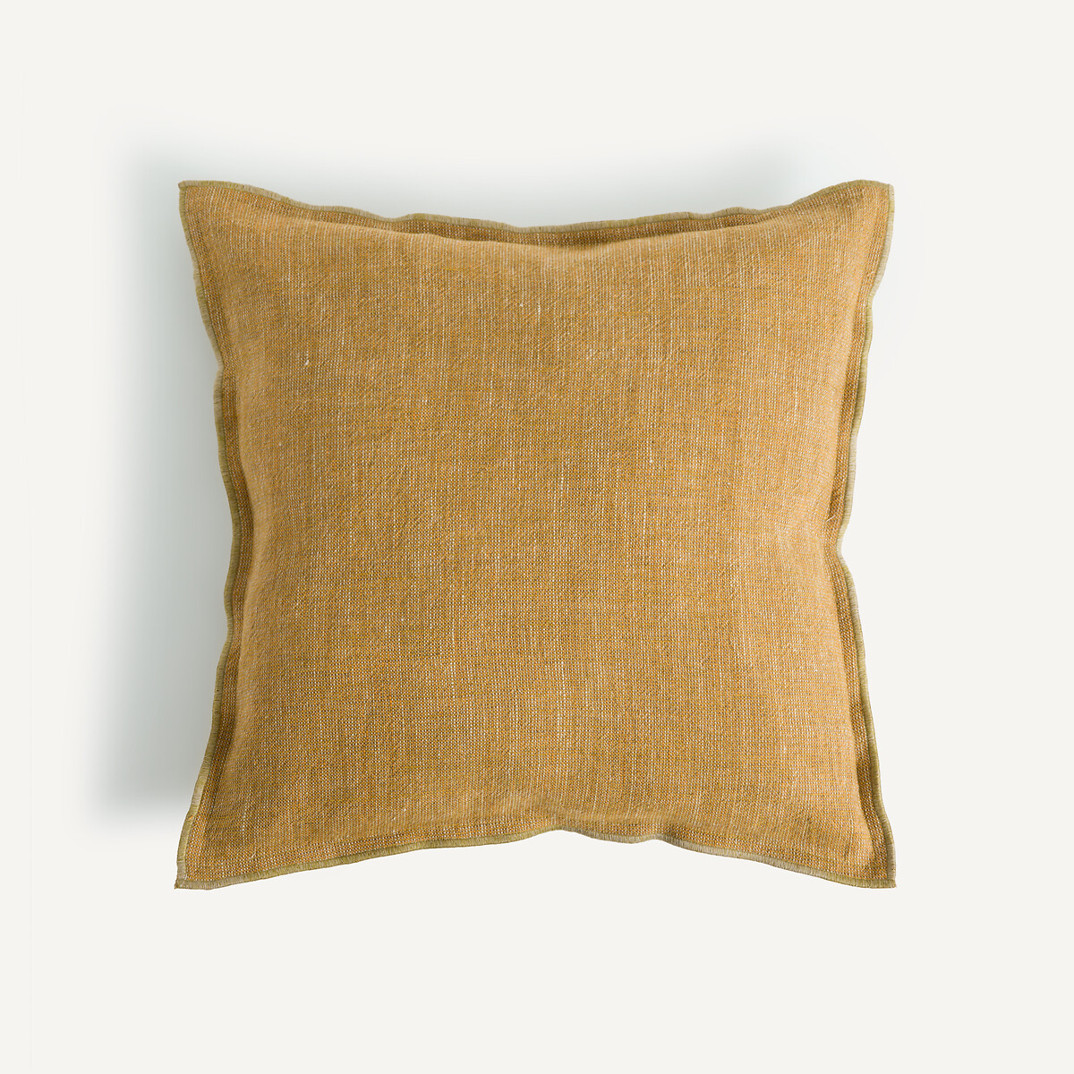 AM.PM<br>Capa de almofada em linho tecido tingido, Missia