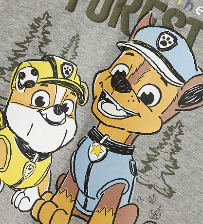 Name It Bluse - NmmSente - PawPatrol - Grey Melange