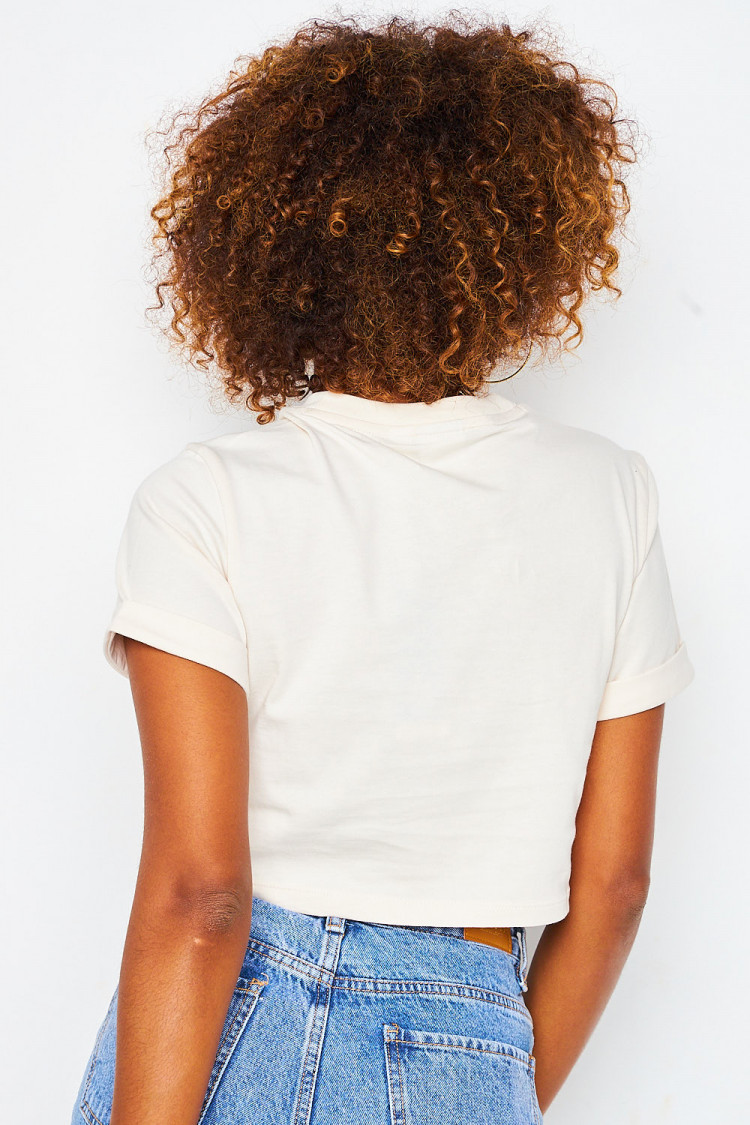 Crop top Adicolor Essentials beige / adidas