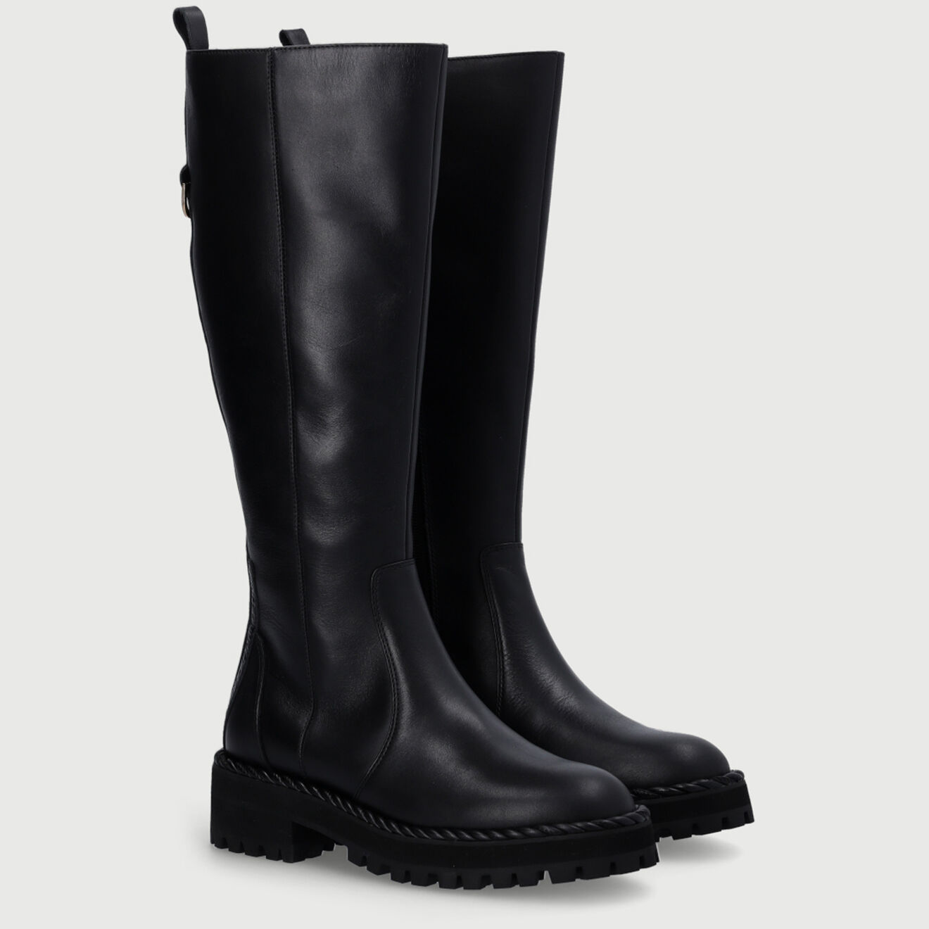 Liu-Jo Bottes en Cuir Elea noires