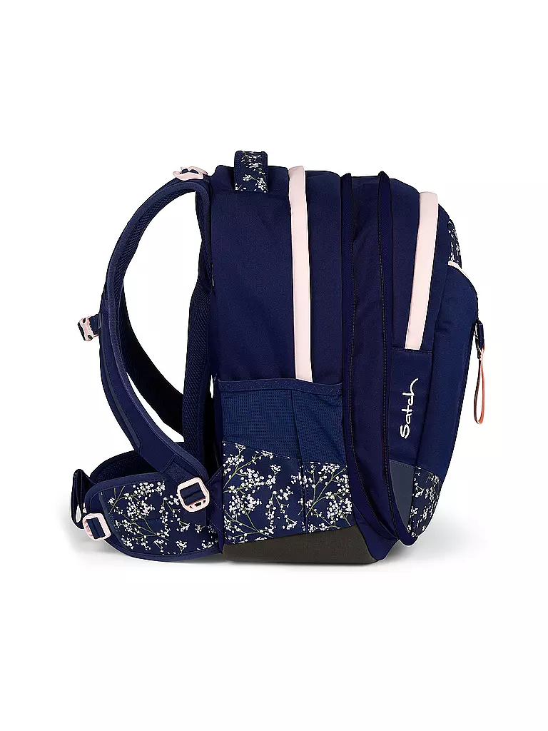 SATCH Schulrucksack Match Bloomy Breeze dunkelblau