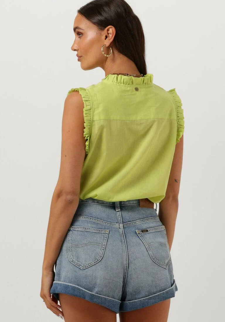 CIRCLE OF TRUST lime circle of trust blouse cristel blouse
