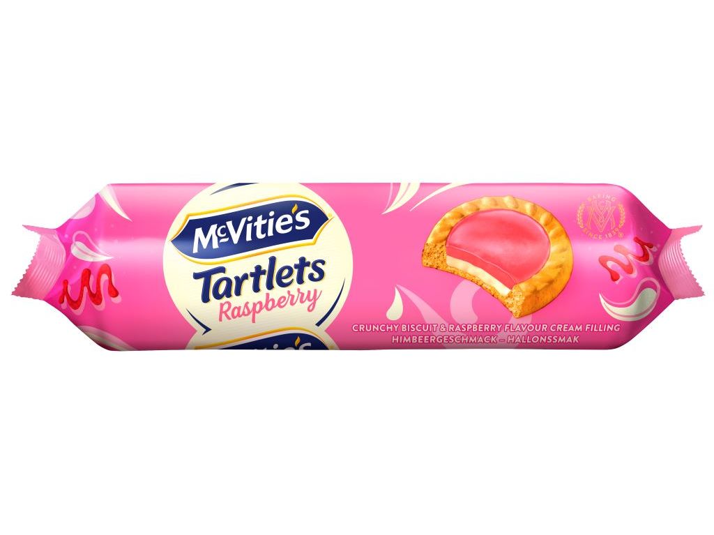 TARTELETES MCVITIE'S RECHEIO FRAMBOESA 100GR