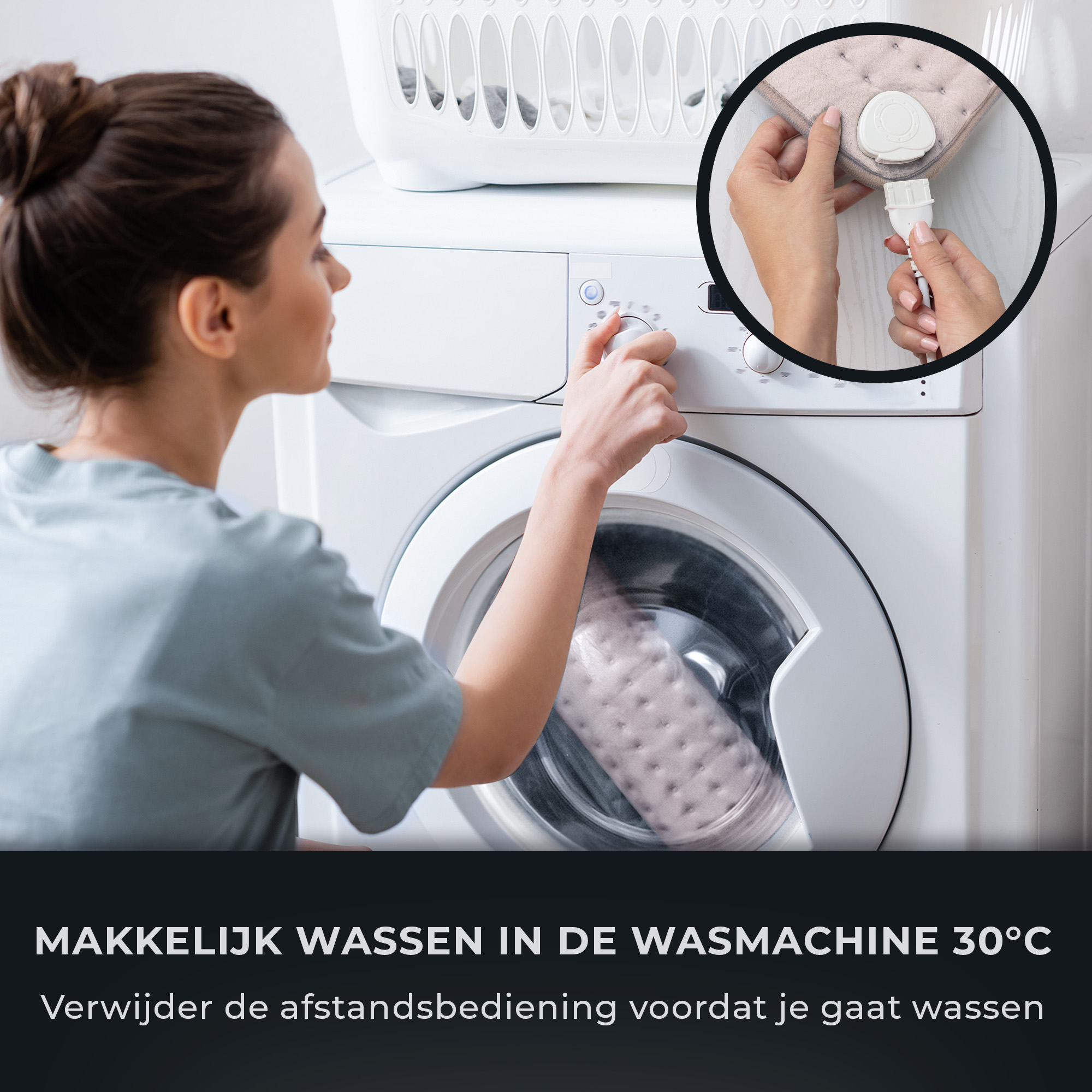 STAUS&BACH Heatmat elektrisch warmtekussen - Dusty Pink