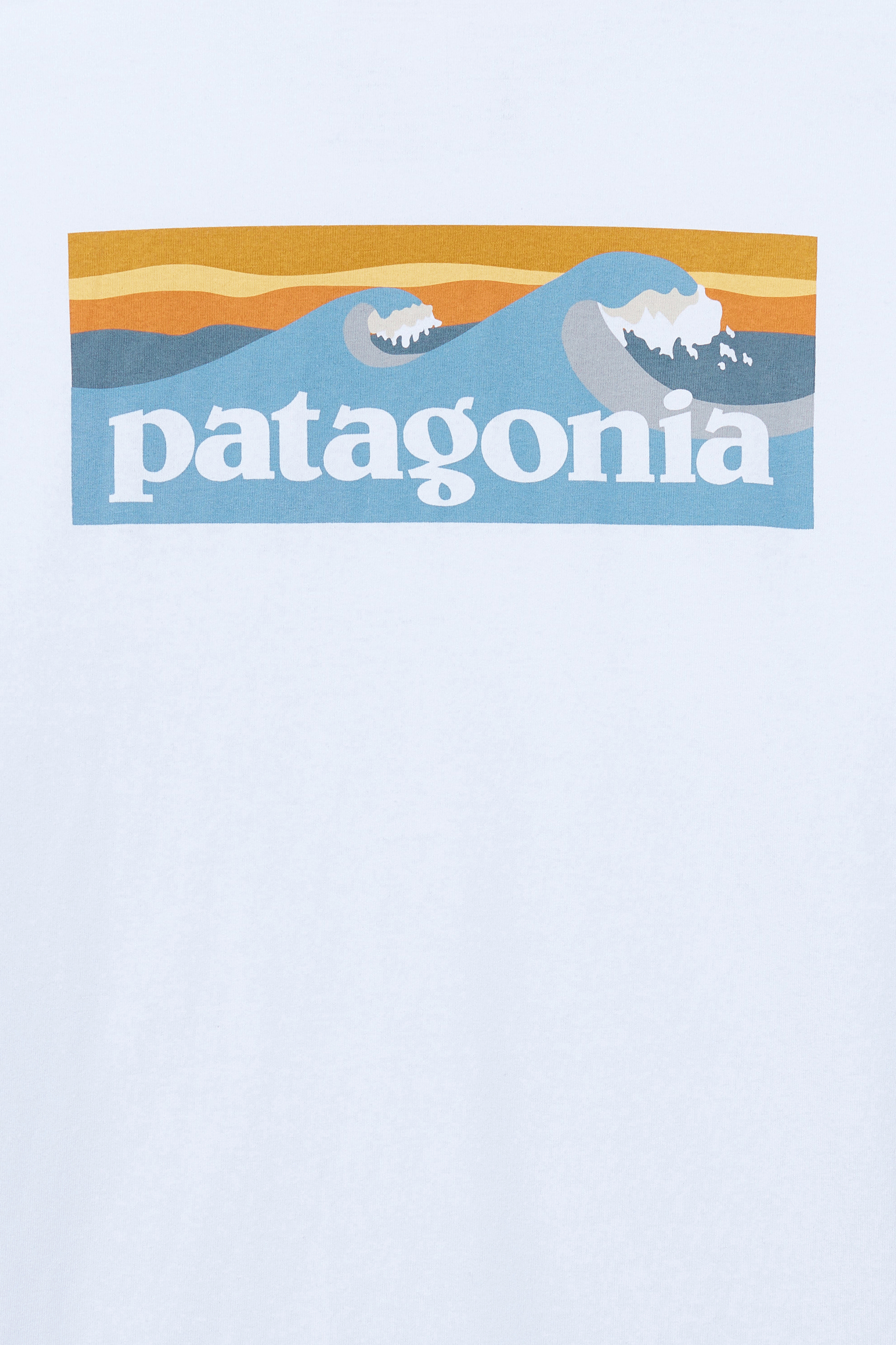 PATAGONIA t-shirt Boardshort Logo Pocket Blanc