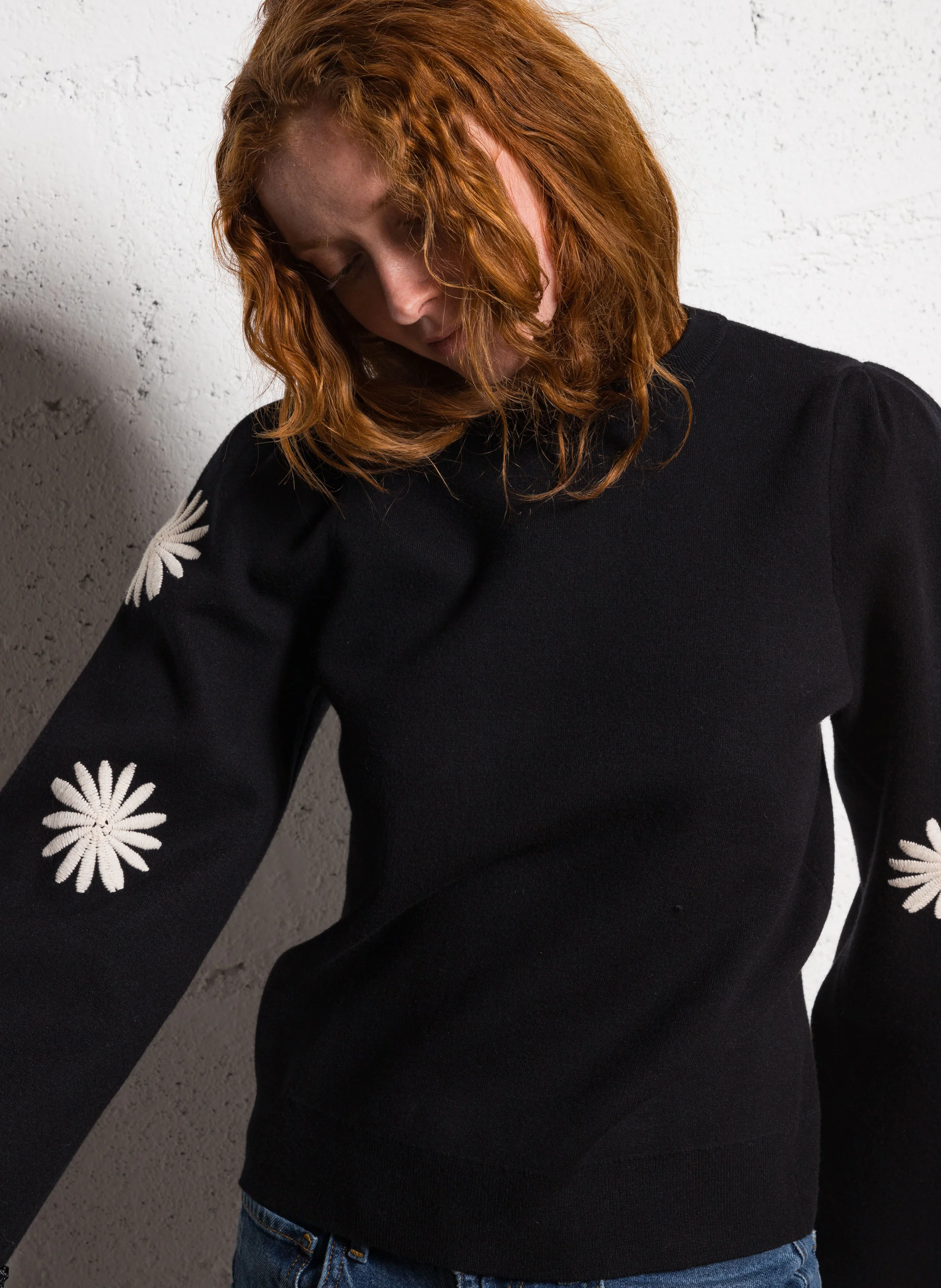 BIBA - Pull col rond| Noir