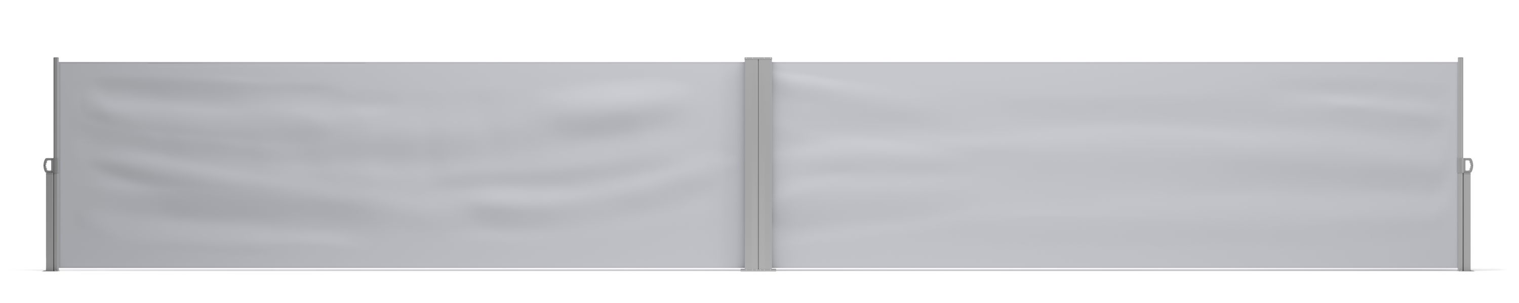 Doppelseitenmarkise VIA 120 x 800 cm grau