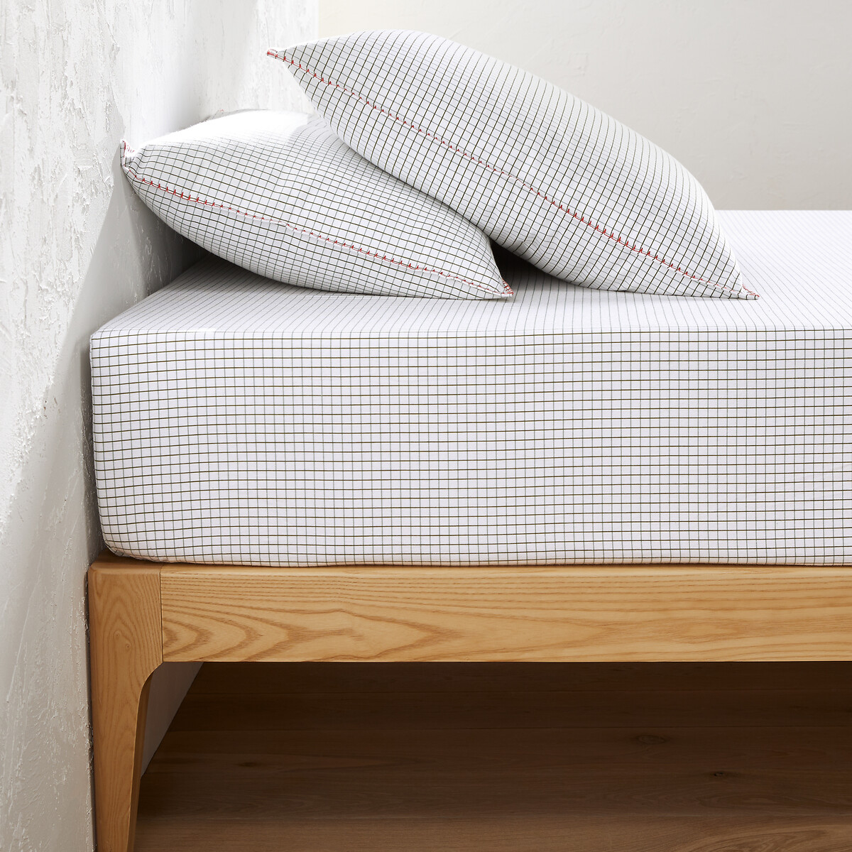 LA REDOUTE INTERIEURS<br>Lençol de flanela com elástico, 30 cm dobrável, St Lary.