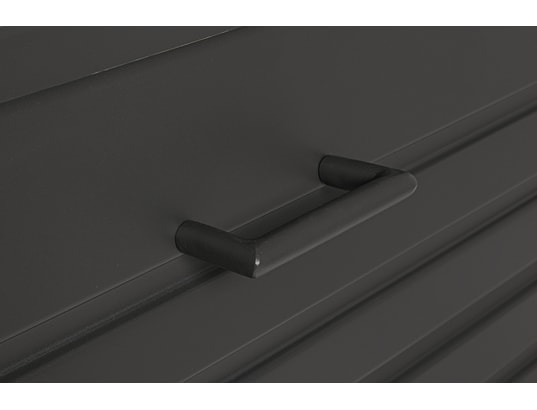 CONCEPT1 - Coffre Atlantic aluminium anthracite 141 x 73 x h74 cm