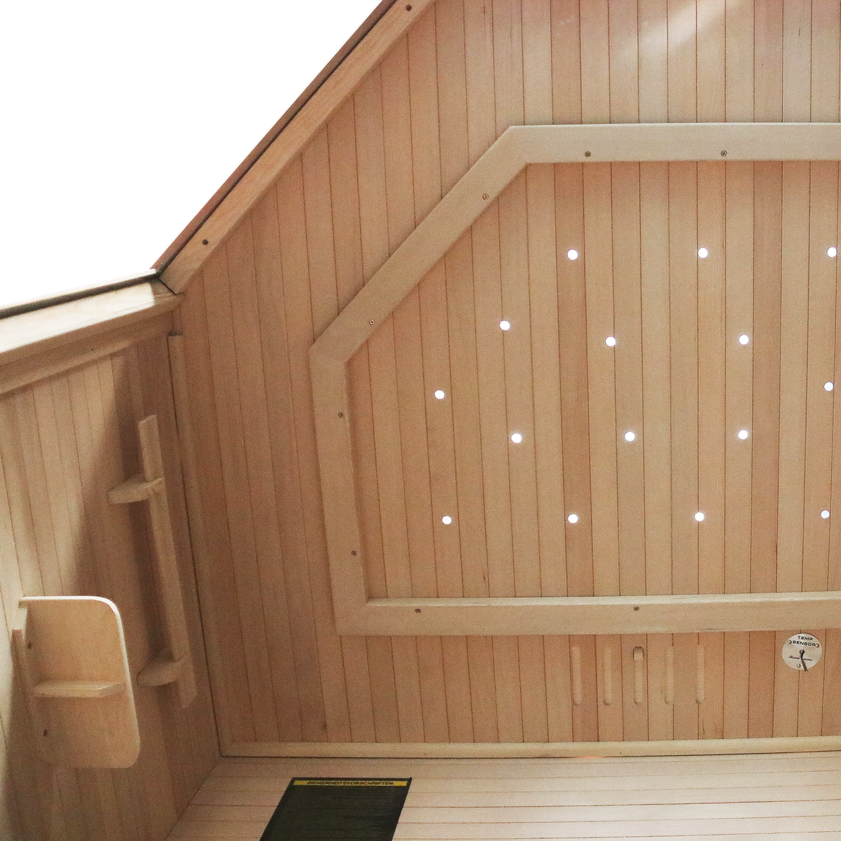 Dewello® Infraroodsauna Infraroodcabine OTTAWA 140x120cm 1-2 personen incl. 6 Full Spectrum-stralers, 2 koolstofstralers, 2 personen