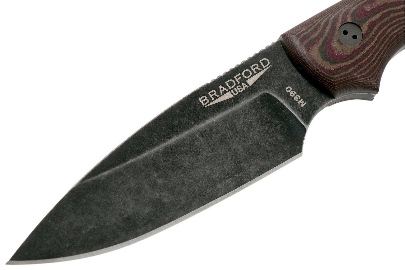 Bradford Guardian 3, 3D Brown-Red Richlite, M390 Sabre Nimbus Knivesandtools Exclusive