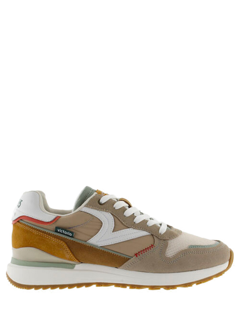 VICTORIA BASKETS HOMME RUNNING LEGGERA BEIGE