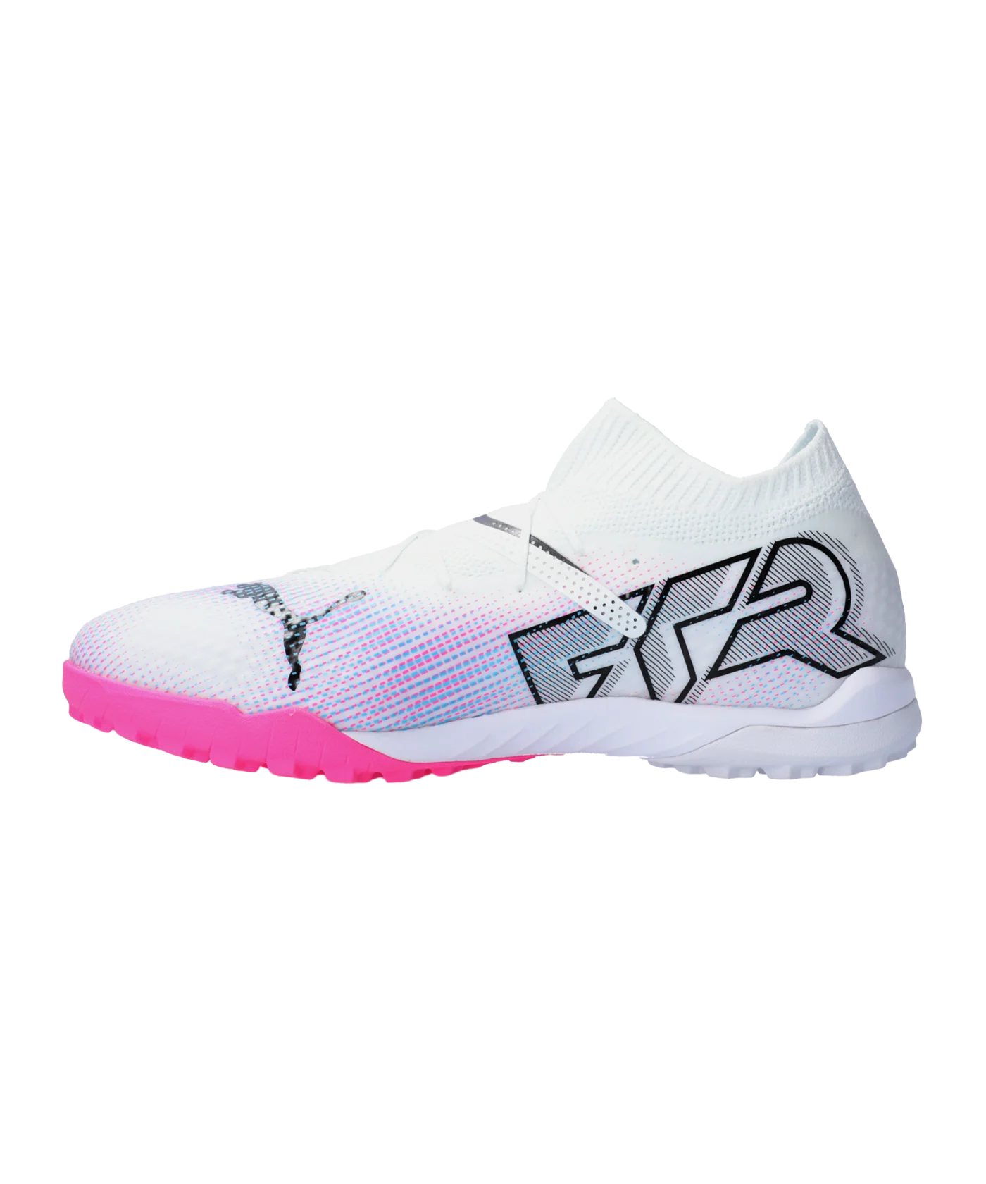 PUMA FUTURE 7 Pro Cage Phenomenal Weiss Schwarz Pink F01
