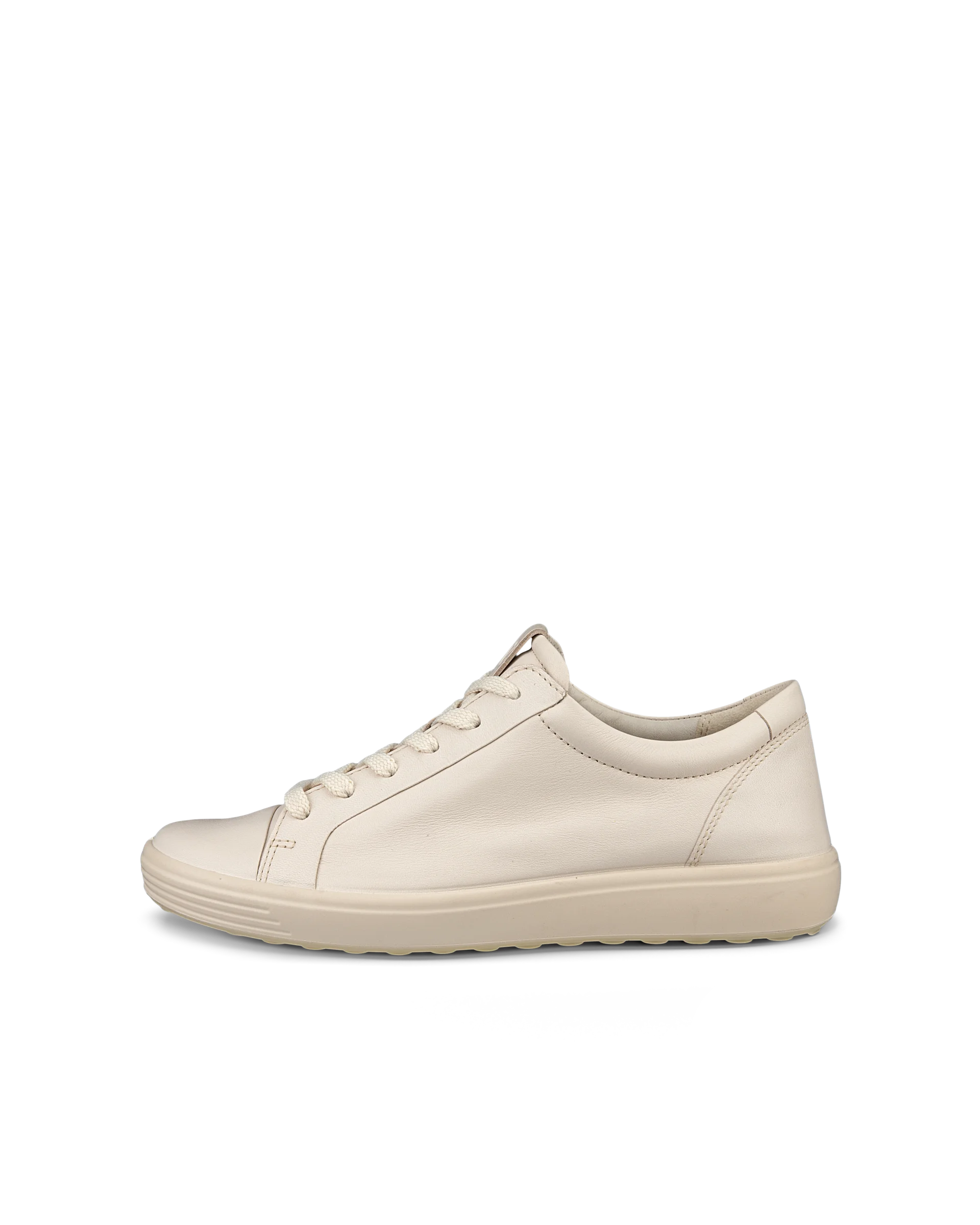ECCO SOFT 7 W Damen Ledersneaker Beige