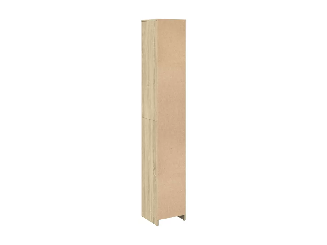 Armoire de salle de bain Chêne sonoma 30x30x183,5 cm Aggloméré