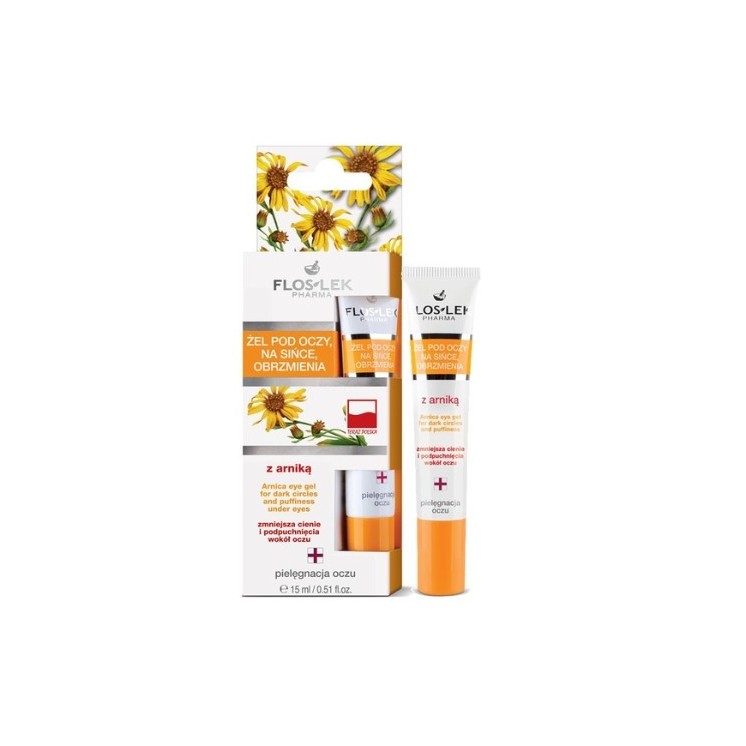Floslek Arnica Gel für Augen, Prellungen und Schwellungen 15 ml
