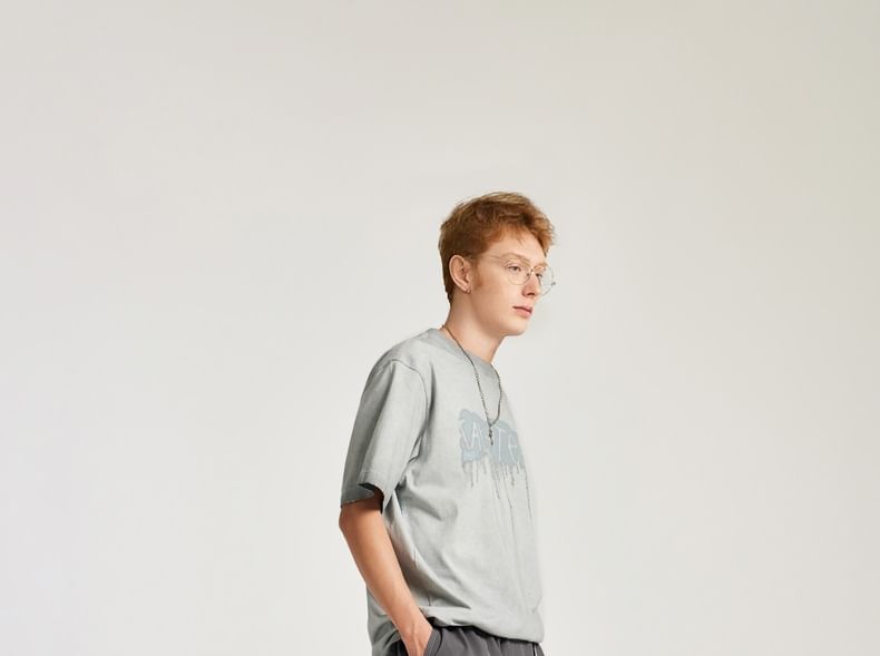 Newin - Ademende gestikte shorts met riem