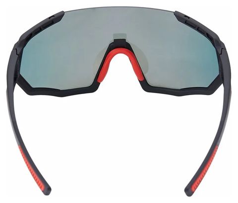 Lunettes de soleil de sport polarisées UV400 avec verres HD - noir