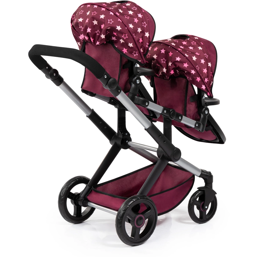 bayer Design Zwillings-Puppenwagen Xeo Twin mit Einhorn