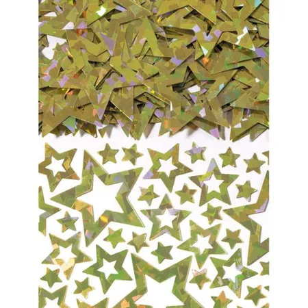 amscan Konfetti Star Shimmer gold