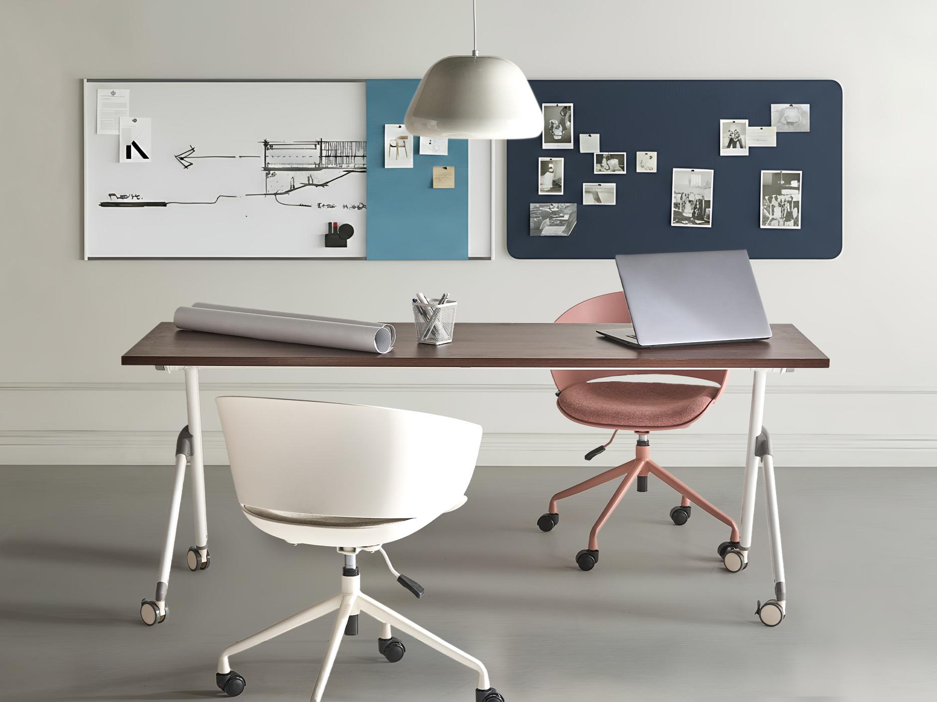Inklapbaar bureau BENDI Donkerbruin 180 cm 60 cm
