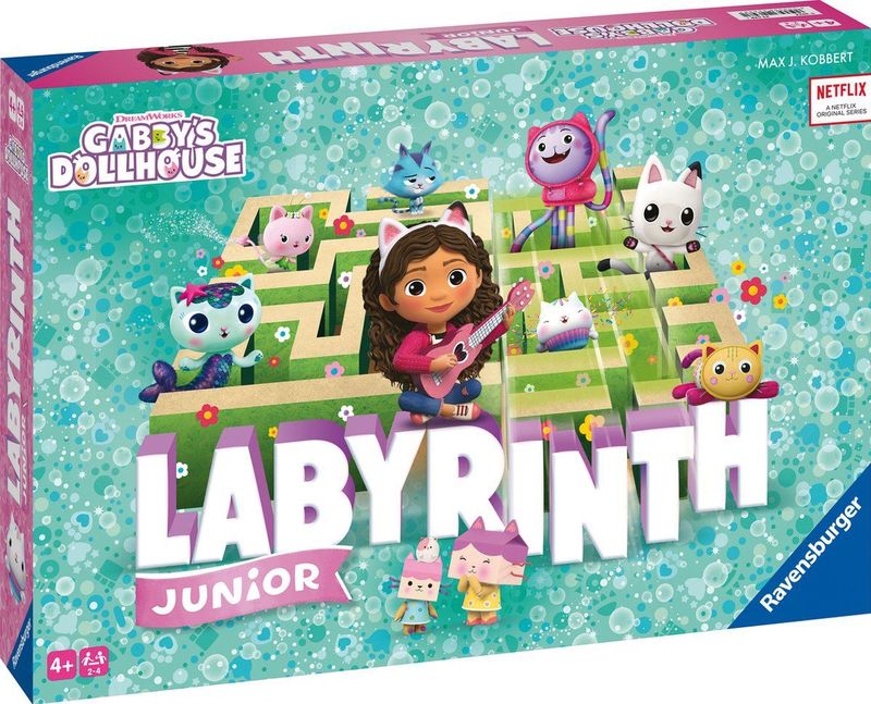 Ravensburger - Gabby's Dollhouse - Labyrinth - Gezelschapsspel - Roze
